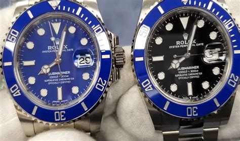 rolex cookie monster vs smurf|116619lb.